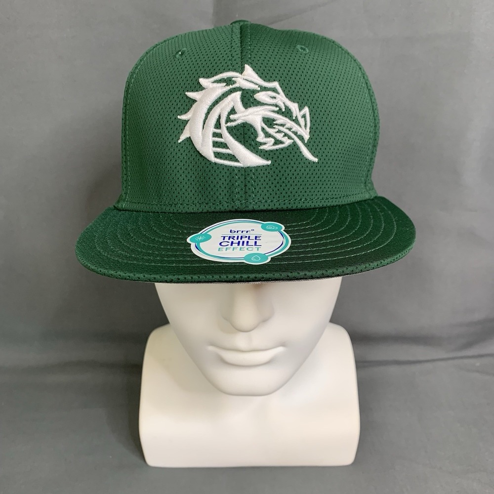 New The Game Hat Cap Small Green with White Dragon Cooling A Flex